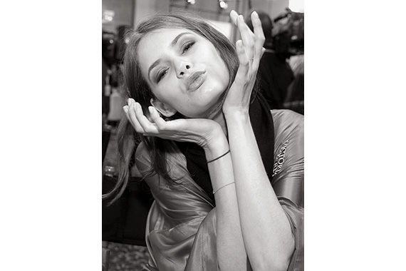 Behati Prinsloo Victoria's Secret Backstage