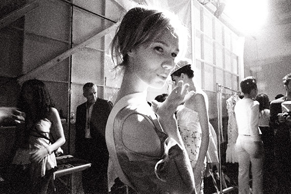 Model Backstage Fashion Week