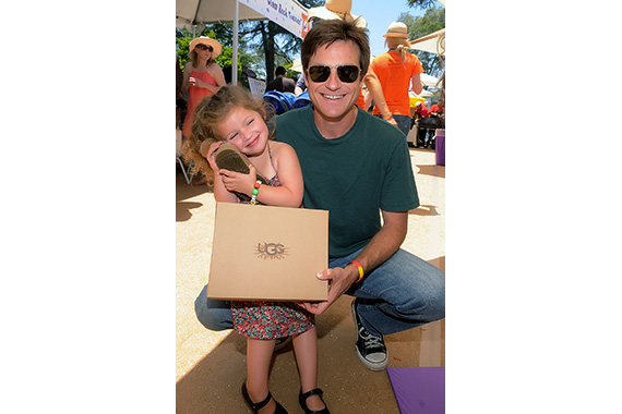 Jason Bateman & daughter Francesca for Uggs